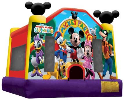 Mickey Mouse Bounce House & Cotton Candy Machine Mickey Mouse Bounce House & Cotton Candy Machine